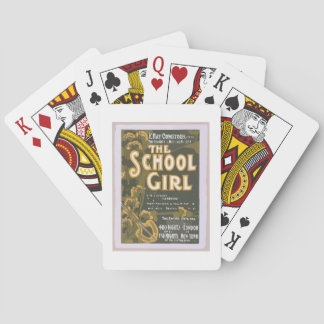 Unterhaltungsposter der Vergangenheit Spielkarten