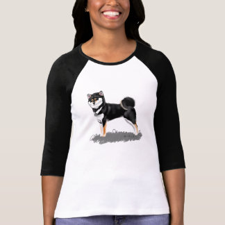 Unterhemd black&tan shiba inu