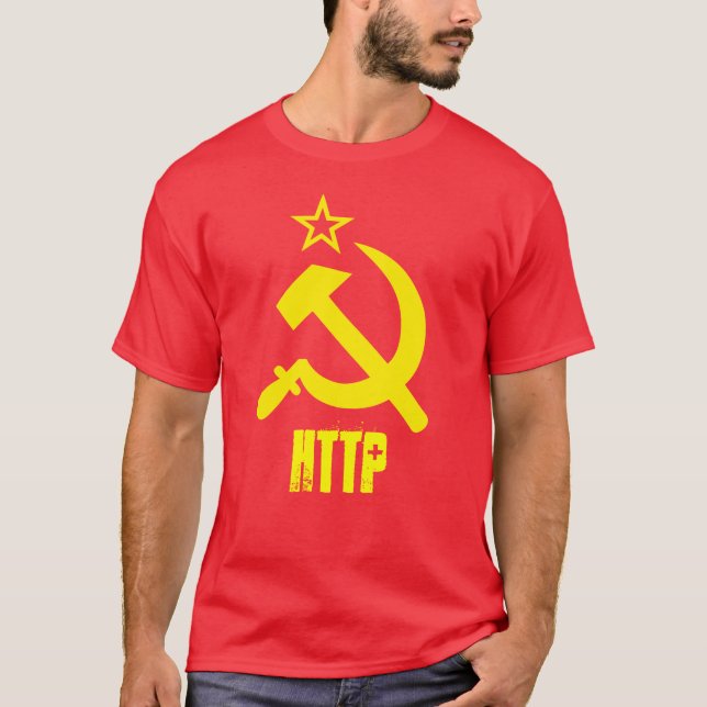 UNTERHEMD HTTP - GELBES CCCP (Vorderseite)