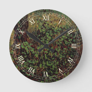 Unterholz von Vincent van Gogh Runde Wanduhr