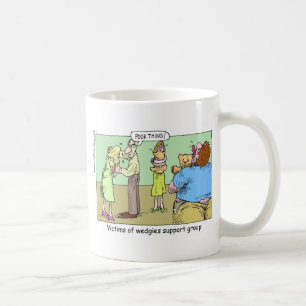 Unterhosenhochzieher-Selbsthilfegruppe Cartoon-Ges Kaffeetasse