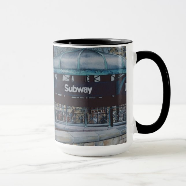 Unterirdische Blues Tasse (Rechts)