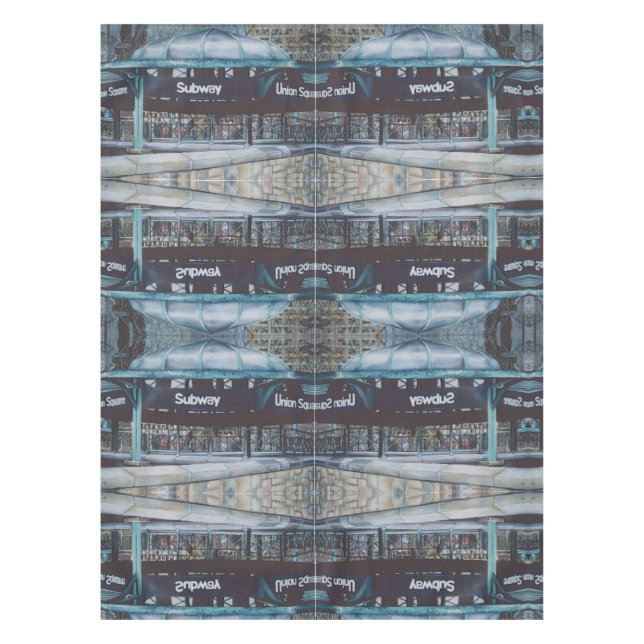 Unterirdische Blues Tischdecke (Vorderseite)