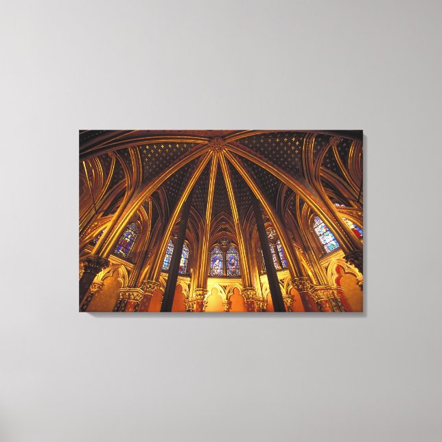 Unterkapelle La Sainte-Chapelle, Paris, Leinwanddruck (Vorderseite)