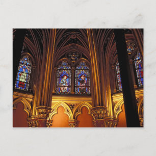 Unterkirche von La Sainte-Chapelle, Paris, 2 Postkarte