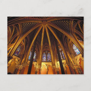 Unterkirche von La Sainte-Chapelle, Paris, Postkarte