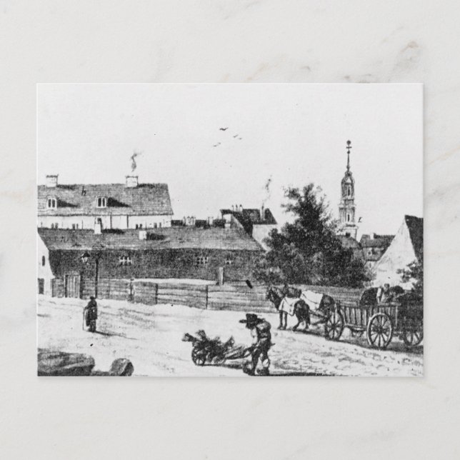 Unterkunft am Rosenthaler Gate Postkarte (Vorderseite)
