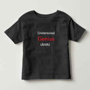 Untermaßiges Genie (AMA) Kleinkind T-shirt