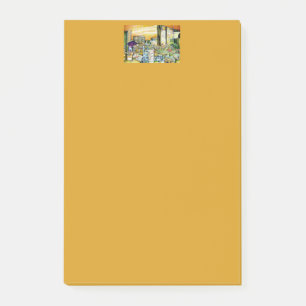 Unterminierung der künstlerischen Gentrifizierung Post-it Klebezettel