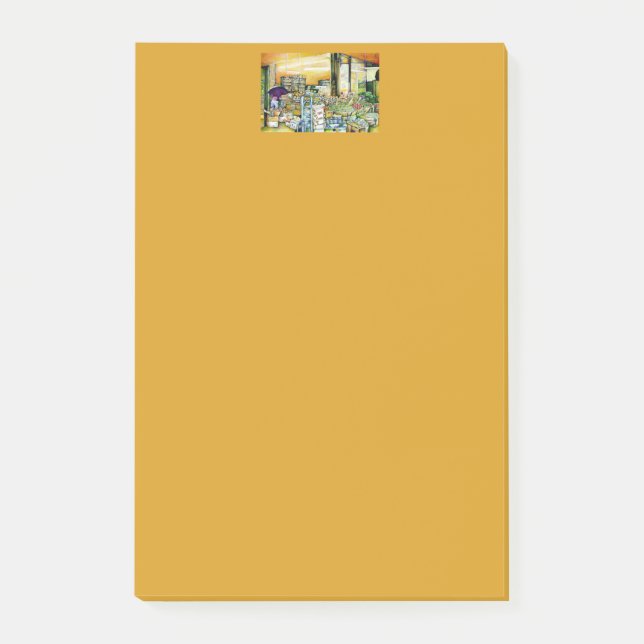 Unterminierung der künstlerischen Gentrifizierung Post-it Klebezettel (Vorderseite)