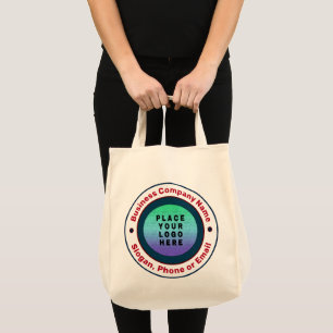 Unternehmen bewerben Logo für Marketing Tragetasche