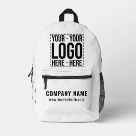 Unternehmen für kundenspezifische Firmenlogos Mode Bedruckter Rucksack