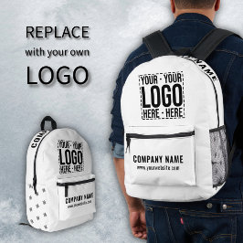 Unternehmen für kundenspezifische Firmenlogos Mode Bedruckter Rucksack