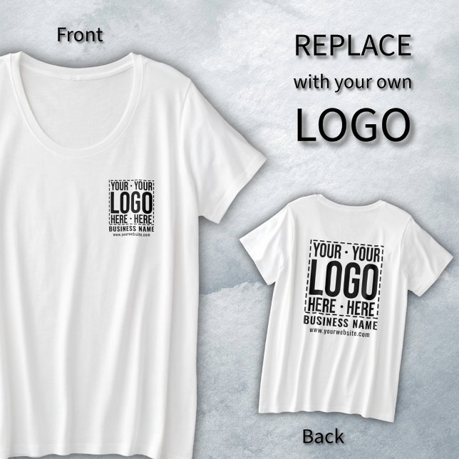Unternehmen für kundenspezifische Firmenlogos Mode Große Größe T-Shirt (Von Creator hochgeladen)
