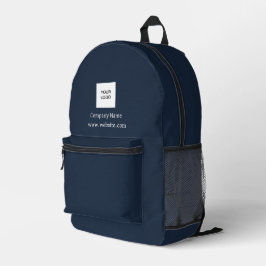 Unternehmen für kundenspezifische Logos Navy Blue  Bedruckter Rucksack
