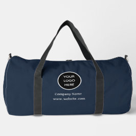 Unternehmen für kundenspezifische Logos Navy Blue  Duffle Bag