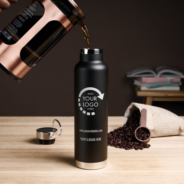 Unternehmen für kundenspezifisches Logo | Modernes Trinkflasche (Kaffee)