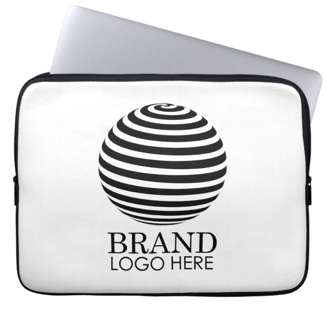 Unternehmen für White Custom Company Laptopschutzhülle (Vorderseite)