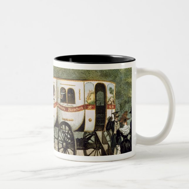 Unternehmen Generale DES Freifrauen Blanches' Zweifarbige Tasse (Rechts)