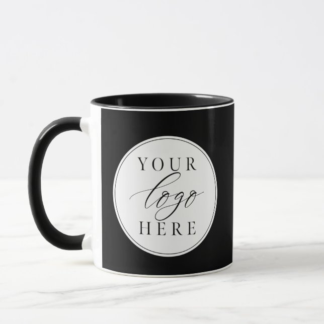 Unternehmen mit benutzerdefiniertem Firmenlogo Tasse (Links)