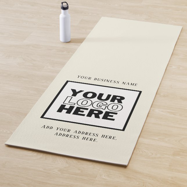 Unternehmen mit benutzerdefiniertem Firmenlogo Yogamatte (Beispiel)