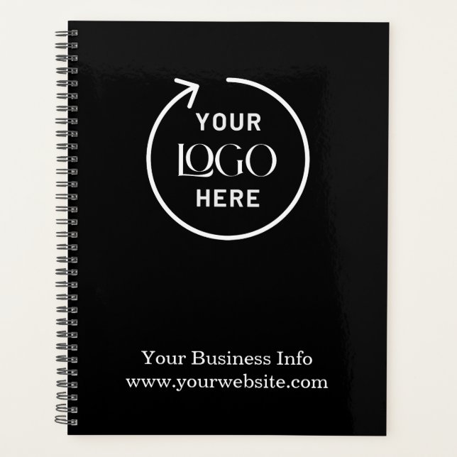 Unternehmen mit Firmenlogo Minimalistisch Planer (Vorderseite)