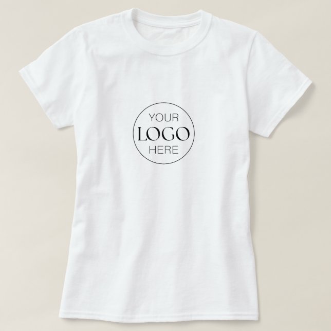 Unternehmen mit Firmenlogo - Mitarbeiter T-Shirt (Design vorne)