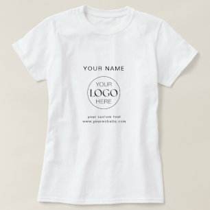Unternehmen mit Firmenlogo - Mitarbeiter T-Shirt