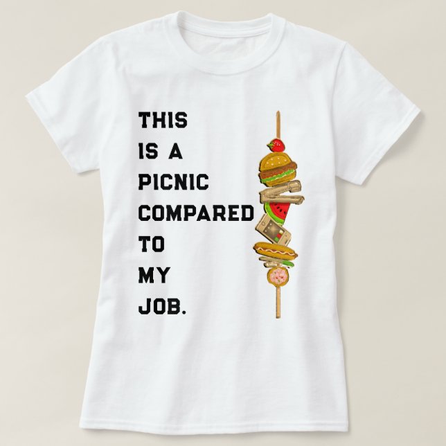 Unternehmen Picnic T - Shirt (Design vorne)