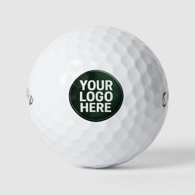 Unternehmens- / Firmenlogo-Design Golfball (Vorderseite)
