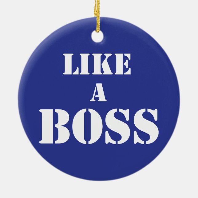 Unternehmenschef Keramikornament (Hinten)