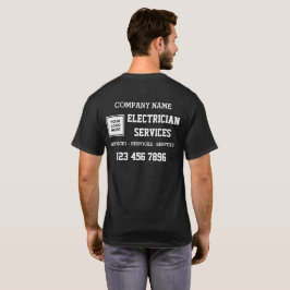 Unternehmenseinheitlichkeit eines Unternehmens mit T-Shirt