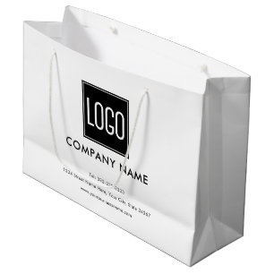 Unternehmensförderung   Ihr Logo Große Geschenktüte
