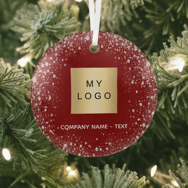 Unternehmenslogo von Red Silver Glitzer Ornament Aus Glas (InSitu)