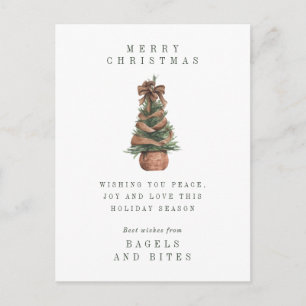 UNTERNEHMENSURLAUB Christmas Tree Postcar Postkarte