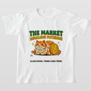 Unternehmer Boss Babe Katze Markt Belohnt Geduld T-Shirt