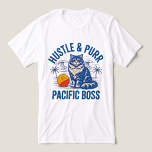 Unternehmer Boss - Hustle & Purr Geld Moves Tri-Blend Shirt