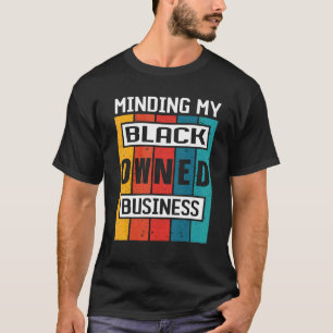 Unternehmer, die meinen schwarzen Besitzer zusamme T-Shirt