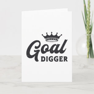 Unternehmer Goal Digger Boss Geschäftsführer Karte