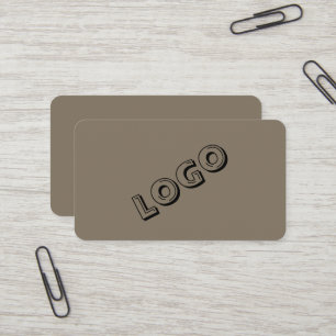 Unternehmer-Logo-Geschäftskarten – Eleganter Stil Visitenkarte