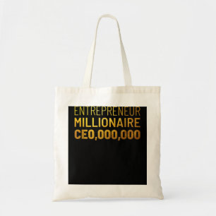 Unternehmer Millionär CEO,000.000 goldenes Geschen Tragetasche