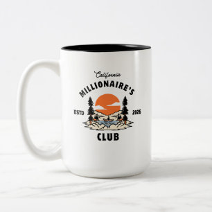 Unternehmer Motivations-Erfolgs-Mentalität CA-Gesc Zweifarbige Tasse