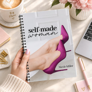 Unternehmerin Girl Boss Feminine Notizbuch Notizblock