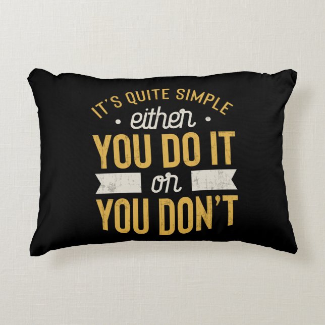 Unternehmerin Motivierend Inspiration Sprichwort Dekokissen (Vorderseite)