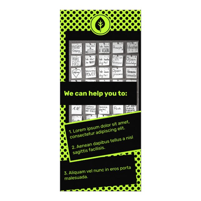 Unternehmerin Small Business Best Friend Rack Card Werbekarte (Vorne)