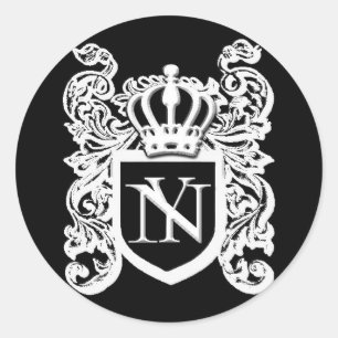 unterNYable-Wappen-Aufkleber Runder Aufkleber