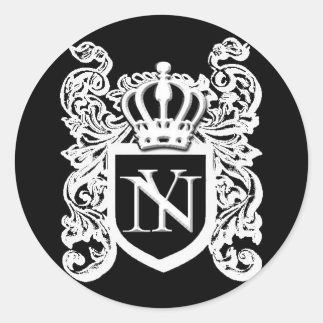 unterNYable-Wappen-Aufkleber Runder Aufkleber (Vorderseite)