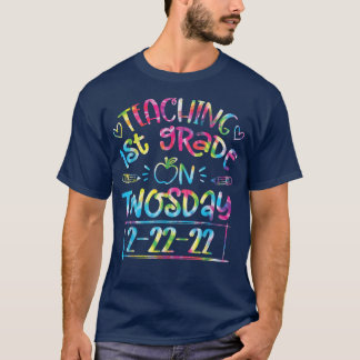 Unterricht 1. Klasse an 22222 lustige Lehrer T-Shirt