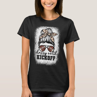 Unterricht bis Kickoff American Football Ga T-Shirt