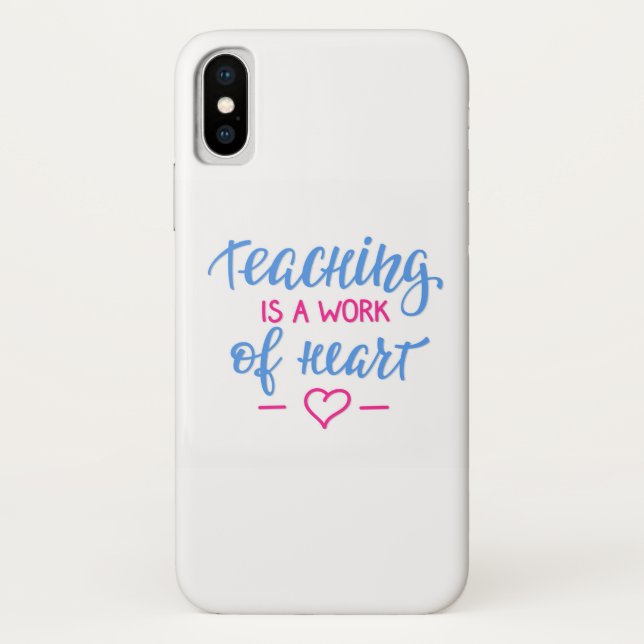 Unterricht ist eine Arbeit des Herzens Case-Mate iPhone Hülle (Rückseite)
